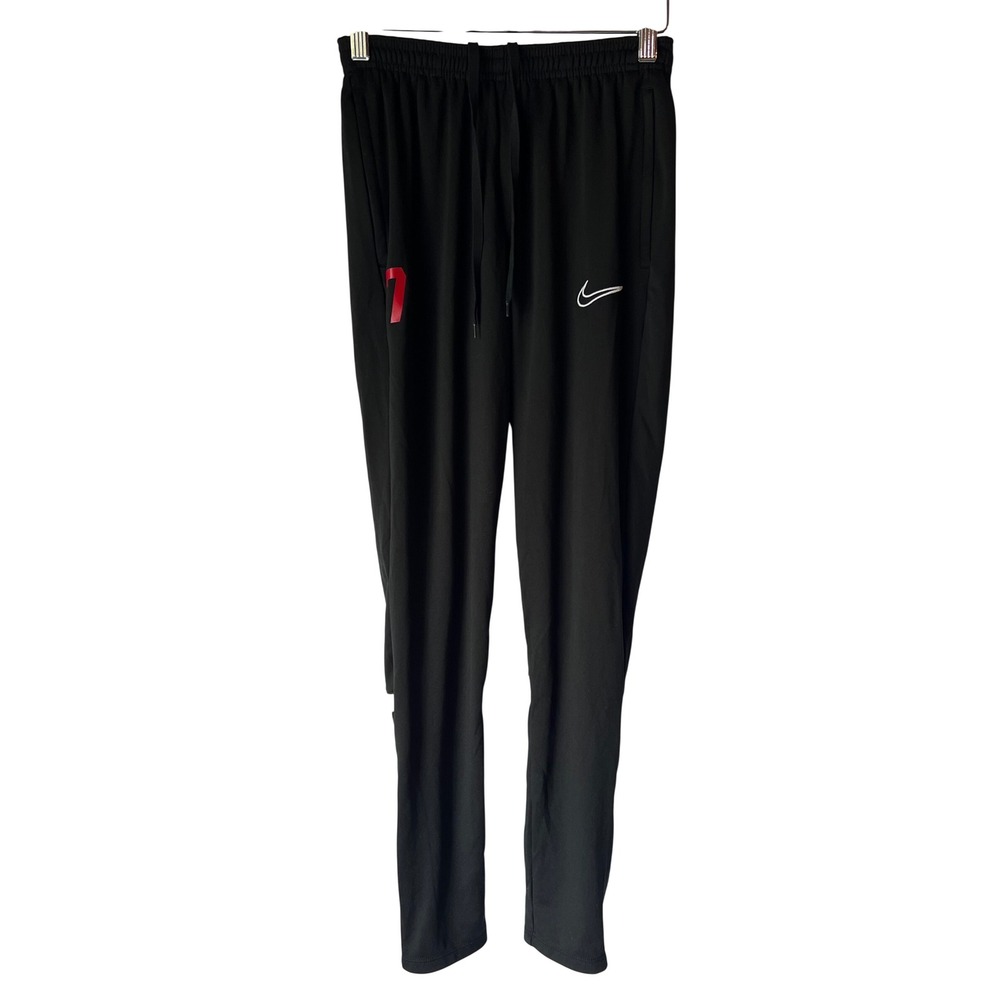 Nike Dri-FIT Academy Soccer‎ Training Pants Black Red CV2665-010 Womens XS